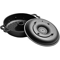 Amazon | 石焼き芋器鉄鍋、石鍋、鋳鉄、防錆、速い熱伝導と焦げ付き