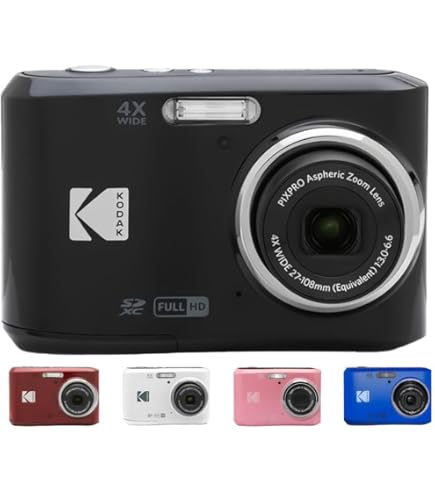 Amazon.co.jp: Pixpro FriendlyZoom FZ45 Digital Camera, Kodak 4x