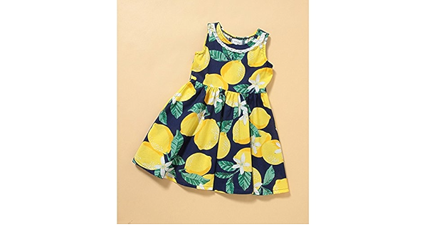 Amazon Co Jp ロペピクニック Rope Picnic Kids レモン柄ワンピース ネイビー系 41 100 ファッション