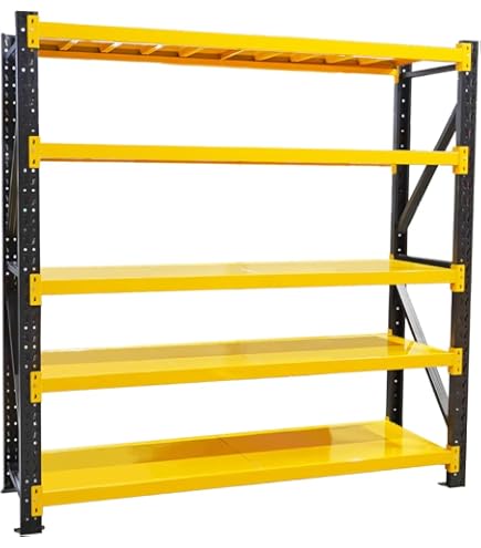 Amazon｜FVTVHEV スチールラック メタルラック 4段 耐荷重600kg 高さ