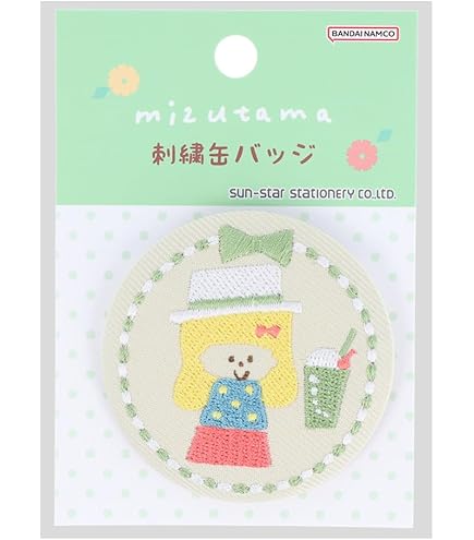 Amazon | ジョジョの奇妙な冒険 刺繍缶バッジ 花京院典明 B01B2972