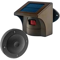 Amazon.co.jp: FUNKS 人感センサー チャイム ソーラー 店舗