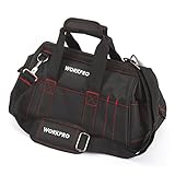 WORKPRO　400ｍｍ大口収納ツールバッグ　防水のゴム底