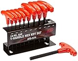 ATD Tools (574) 10-Piece SAE T-Handle Hex Key Set [並行輸入品]