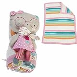 Bizzi Growin Hopscotch Girls Knitted Toy and Blanket by Bizzi Growin