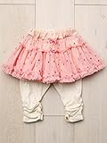 Kid's zoo (キッズズー) ベビー スター チュール スカッツ 赤ちゃん ベビー服 女の子 スパッツ スカート 付き レギンス 80㎝ ピンク 50198 50198022