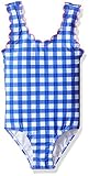 Hulu Star Little Girls' Toddler Summer Skies Gingham One Piece Swimsuit Cobalt 2T [並行輸入品]