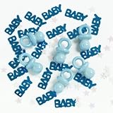 Baby Party Confetti Plus - Blue Baby Plus Pacifier by Creative Party