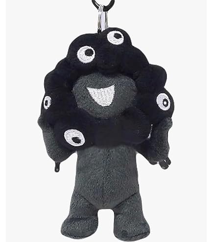 ブラックミャクミャク カラナビ付きマスコット 2個セット 黒