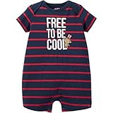 Child of Mine Made byカーターの赤ちゃんの少年Free to Be Coolロンパース カラー: ブルー