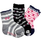 ダブルB(mikihouse) ３Ｐソックスパック 3足クルータイプ 靴下 11-13ｃｍ 白（01）