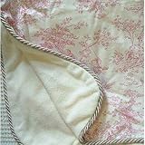 Glenna Jean Isabella Throw Blanket, Pink/Cream by Glenna Jean [並行輸入品]