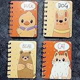 8冊 a7 ミニノート 可愛い a7 メモ帳 ミニ a7 ノート 可愛い 小さいメモ帳 a7 【80枚 横線4冊/空白4冊】