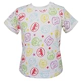 2014年 夏物 アンパンマン 吸汗速乾 フェイス総柄 半袖Ｔシャツ ANPANMAN ホワイト◇95cm