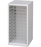 Amazon | 【浅型13段】アイリスオーヤマ フロアケース キャスター付き