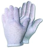 MCR Safety 8620CPK Inspectors Medium Weight Cotton Lisle Men's Gloves White Large 1-Pair [並行輸入品]