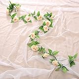 造花 インテリア　人工バラ 人工観葉植物 藤の花 1本　枯れない 手作り リング 花輪 バラの造花　お祝いに　結婚式　リビング　玄関やトイレ 部屋 祝日　飾り (E)