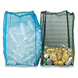 【完全受注品・納期まで2，3週間かかります】ペタール スタンド ネット 一体型 ゴミ箱 置き場 ステーション 400 x 400 x 700 目合6mm ブルー 日M 代不