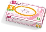 Medline Generation Pink Pearl Nitrile Exam Gloves, Pink, Small, 100 Count by Medline