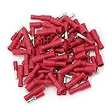 ReFaxi 圧着端子 弾型 赤 100個セット
