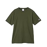 [チャンピオン] Tシャツ 半袖 丸首 綿100% ショートスリーブTシャツ ベーシック C8-Z312Z メンズ ﾀﾞｰｸｸﾞﾘｰﾝ