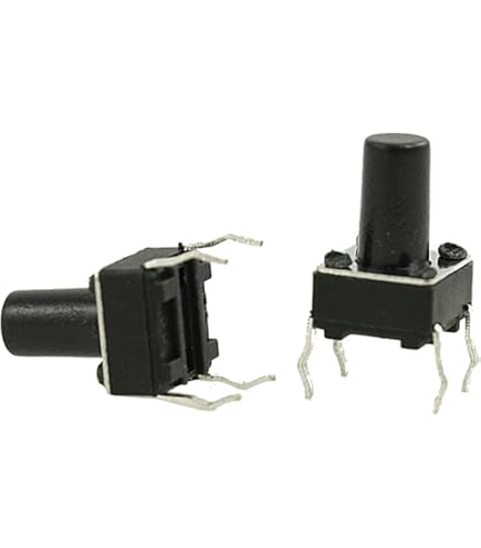 Amazon | uxcell 押しボタン スイッチ 触覚タクトプッシュ 6 x 6mm x