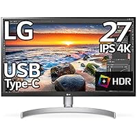 LG モニター ディスプレイ 27UK850-W 27インチ/4K/HDR対応/IPS非光沢/USB-Type-C、HDMI×2、DisplayPort/スピーカー搭載/FreeSync、高さ調節、ピボット対応
