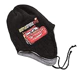 ディズニー カーズ (Cars Disney)"World Grand Prix"オフィシャル冬用フリース耳フラップニット帽ビーニー（0～3歳）、ピンク  - ディズニーオフィシャルグッズ