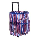 Home Essentials 67051 Rolling Cool Bag, Star/Stripe [並行輸入品]