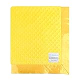 My Blankee Minky Dot Baby Blanket, 30 x 35, Canary by My Blankee