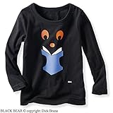 (フェリシモ) ブラック・ベア クールなデザインの長袖Tシャツ ブラック ガールズ 9