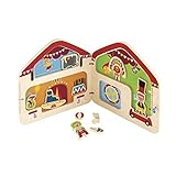 Hape - Playscapes - Big Top Circus Wooden Magnetic Travel Book [並行輸入品]