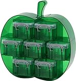 不二貿易 R.U.BOX アップル 0.14L 7杯 クリアグリーン 24497