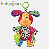 Babyfans タイニースマート　赤ちゃんの音楽おもちゃ 音が鳴る 人形 　ベビー知育おもちゃ　ベビーキッズのおしゃぶり はじめてラトル　 鈴入り ラトル　ベビーベッドかけ　ベビーカーアクセサリー 