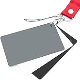 Anwenk グレーカードホワイトバランスカード18％露出写真カードカスタム較正カメラチェッカービデオ、DSLR、フィルム