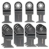 BABAN 16Pcs Mixed Oscillating Multitool Saw Blades Set Fits Bosch, Fein, Black and Decker, Chicago, 