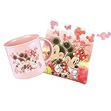 ティーズ ミッキー&ミニー コップ&コップ袋 ファジー柄 DN-5535120MM