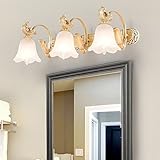 Hyun times ミラーフロントライトヨーロッパのバスルームは、壁ランプトイレ手洗いランプを導いた ( サイズ さいず : 3頭 )
