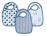 【並行輸入】【メール便】aden+anais 3pack Snap Bibs - prince charming　エイデンアンドアネイ　　３枚入り　スナッ...