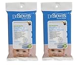 Dr. Browns Pacifier and Bottle Wipes (2 Pack--stock up and Save) by Dr. Brown's [並行輸入品]