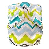 FuzziBunz Adjustable Diaper, Chevron, 10-40 Pound by FuzziBunz