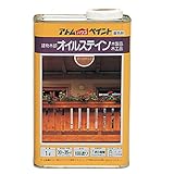 アトムハウスペイント 油性オイルステイン 1L オールナット