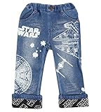 (スターウォーズ)STAR WARS 子供用デニム風パンツ 【sw004】 95cm サックス