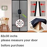 USA Seller 26 ( 13ペア)マグネット磁石手フリーマジックメッシュドア画面Net with Anti MosquitoバグカーテンKeep theバグ昆虫とフライアウトフィット最大38 