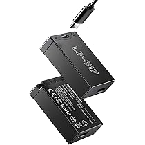 Amazon | LP-E17 直接充電バッテリー 2個 1450mAh 専用充電器不要