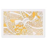 エヌビー社 HR カード お礼 花たばね | 黄色 イエロー レーザーカット 束ねのし