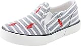 (ポロ ラルフローレン) POLO RALPH LAUREN BAL HARBOUR REPEAT 9928 キッズ ベビー スリッポン スニーカー (13.0cm, [992839]ネイビー/レッド