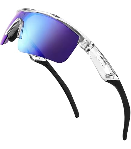 Rawlings Polarized Baseball Sunglasses - Smoke Red Mirror Lens, UVA Protection & Anti-Scratch Coating