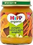 Hipp Organic Pumpkin, Carrot & Apple Spaghetti 6mth+ (125g) ヒップ有機カボチャ～ニンジンとリンゴのスパゲッティ6Mth + （ 125グラム