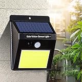Zehui超明るいsolar-powered LED COBストリートランプ人体誘導Lawn Yard Light